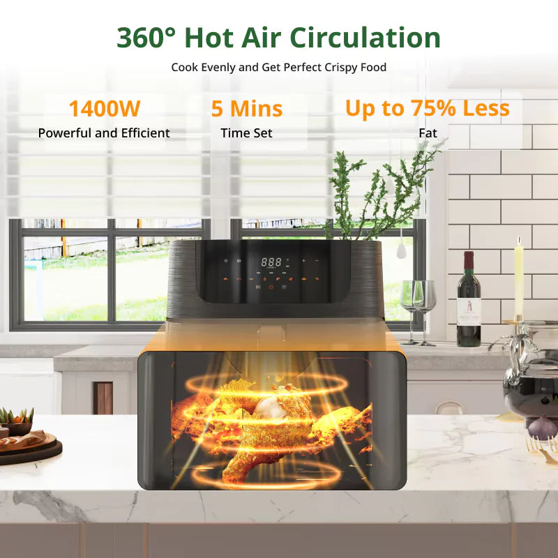Multi‑Functional Air Fryer – 8-in-1 Digital Cooker