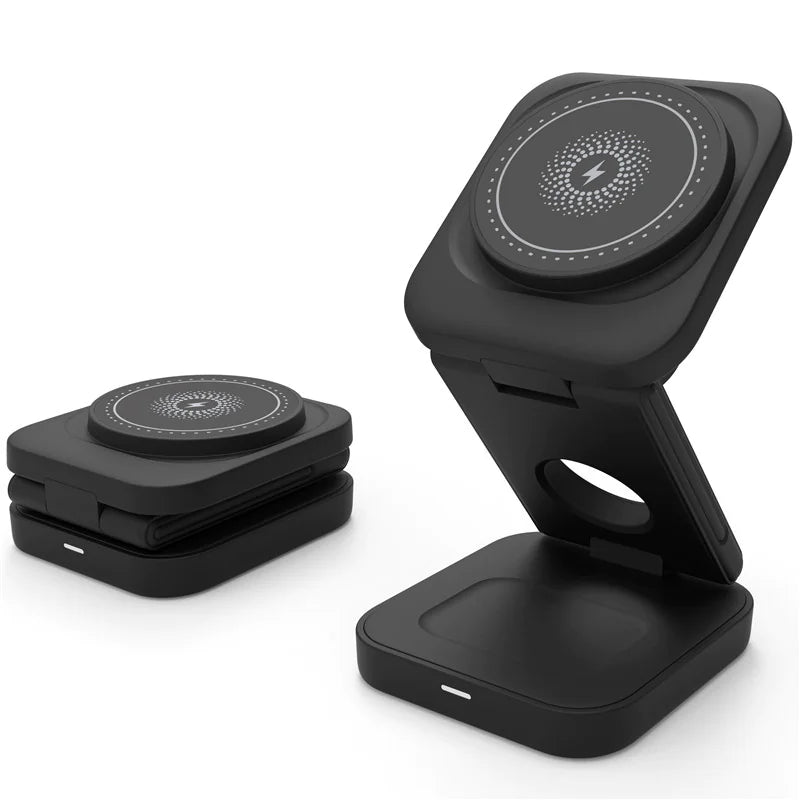 3-in-1 Foldable Magnetic Wireless Charger