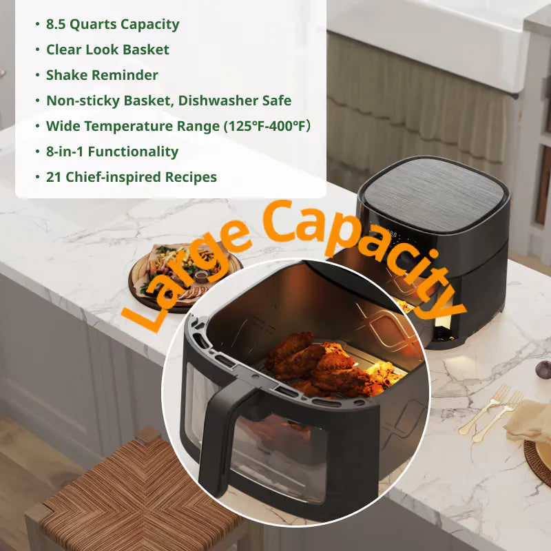 Multi‑Functional Air Fryer – 8-in-1 Digital Cooker