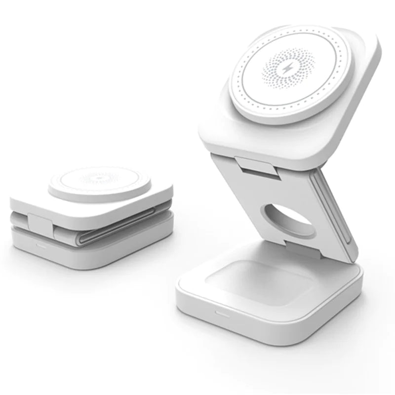 3-in-1 Foldable Magnetic Wireless Charger