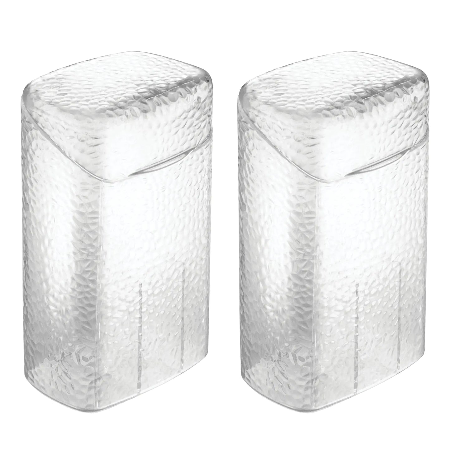 iDesign 53450 Rain Toothbrush Holder Dental Center for Toothpaste Electric Toothbrush Water Flosser Bathroom Countertop Organizer Clear