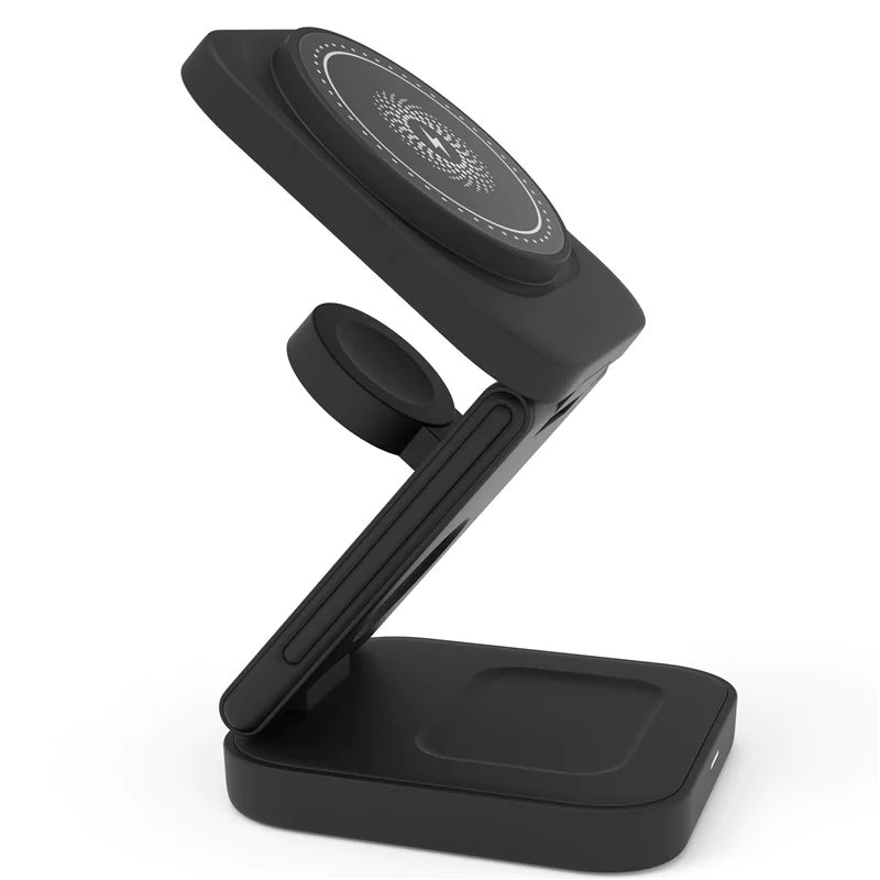3-in-1 Foldable Magnetic Wireless Charger