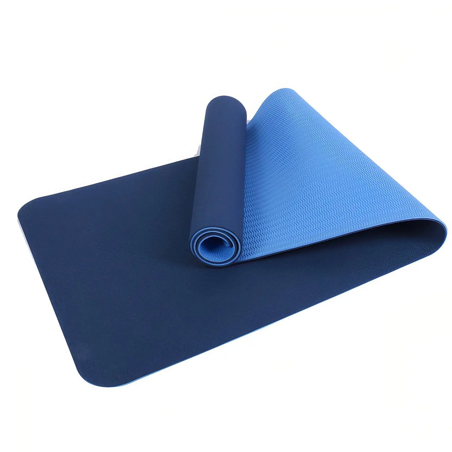 Color Block Yoga Mat – Eco-Friendly Non-Slip 6mm