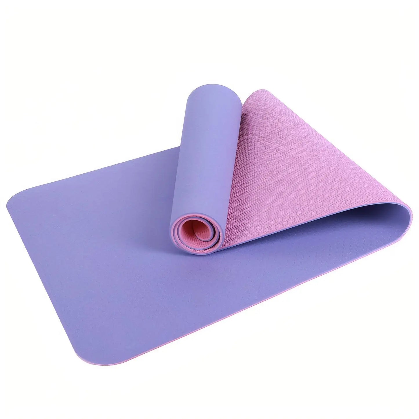 Color Block Yoga Mat – Eco-Friendly Non-Slip 6mm