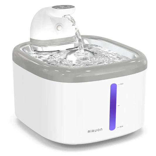 Battery-Operated Cat Water Fountain – 118oz Wireless Pet Fountain